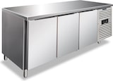 thumbnail of KLIMAITALIA Edelstahl-Gefriertisch mit 3 belüfteten Türen. Automatisches Auftauen. Temperatur -22°C/-18°C.  Maße LxWxH 179,5x70x86 cm. CXF3100BT