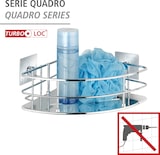 thumbnail of WENKO Turbo-Loc® Edelstahl Eckablage Mod. Quadro, rostfrei, Befestigen ohne bohren
