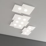 thumbnail of ECHO Top Light led-plafondlamp in rechthoekig wit metaal met 3 Gx53 fittingen