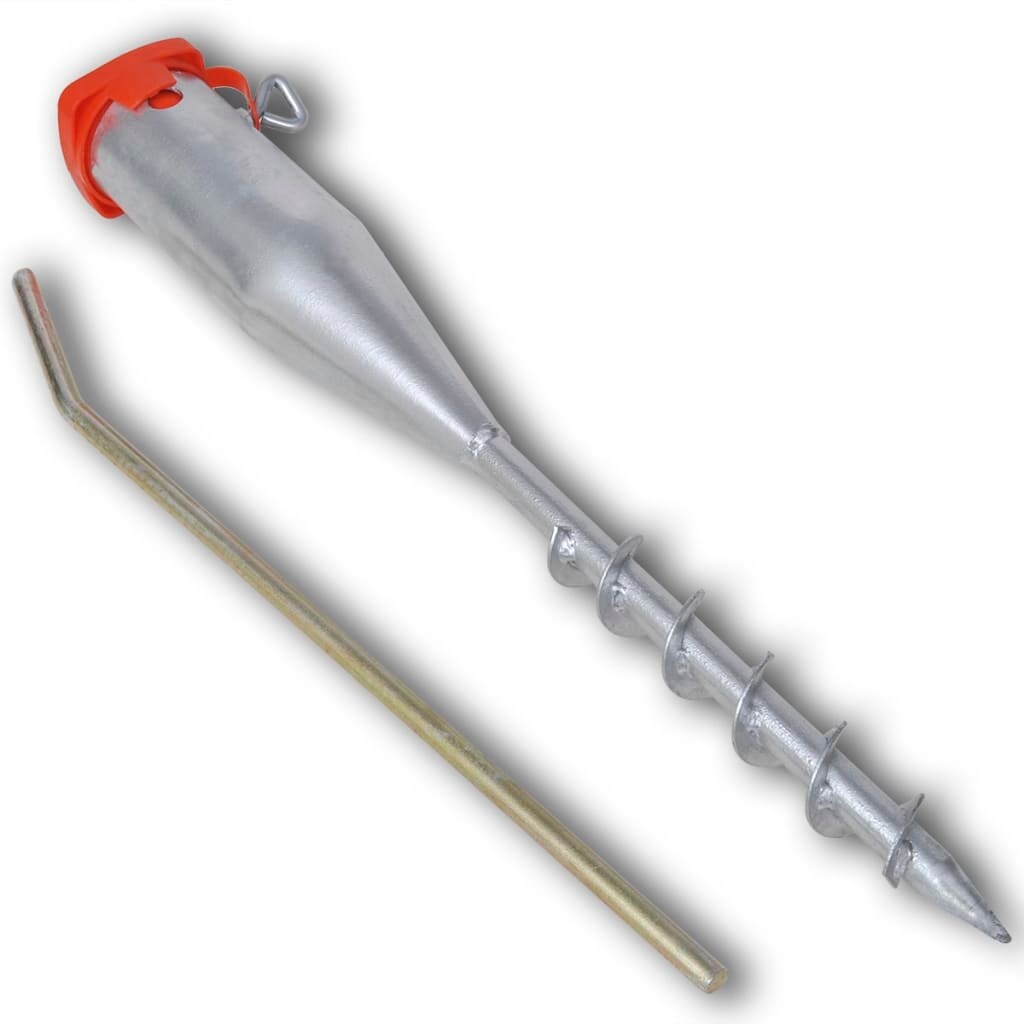 vidaXL Parasolvoet 55 cm Gegalvaniseerd staal