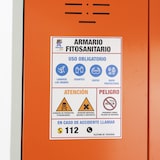 thumbnail of SimonRack Armoire Phytosanitaire Homologuée 1800x800x400, Armoire Produits Chimiques et Pesticides, Gris/Orange - Simonlocker