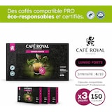thumbnail of Café en Dosettes - Café Royal Pro | 3 x 50 - Compatibles avec les Machines à café Nespresso®* Professional - Saveur Lungo Forte