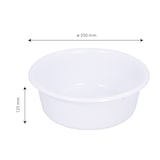 thumbnail of GILAC Cuvette ronde - 7.5 L - Blanc G606721