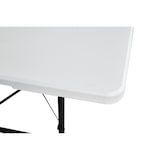 thumbnail of METRO PROFESSIONAL Tavolo pieghevole per banchetti Pamua, acciaio, piano in HDPE, 244 x 75 cm, bianco