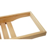 thumbnail of Badewannenauflage HWC-B73, Badewannenablage Wannenbrücke Wannenauflage Badewannenbrett Badewannenregal, Bambus 5x67x15cm