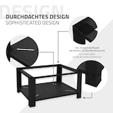thumbnail of ML-Design Waschmaschinen-Untergestell Schwarz 63x54 cm | Ablage, 150 kg, Stahl, Podest Trockner Unterbau
