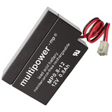thumbnail of MP0,8-12 Multipower Blei-Akku mit JST Stecker, MP0.8-12S