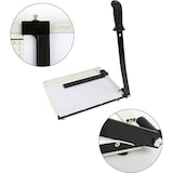 thumbnail of Cortador de Papel A4 Guillotina Profesional para Papelería, Oficina, Estudio, Escuela, Capacidad 12 Hojas con Regla Guía