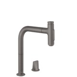 thumbnail of Hansgrohe Metris Select M71 2-Loch Armatur Einhebel-Küchenmischer, Ausziehbrause