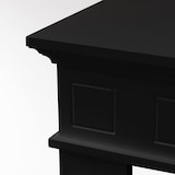 thumbnail of Cornice per camino rivestimento in legno L89,5xH90,5xP28 Jefferson Nero