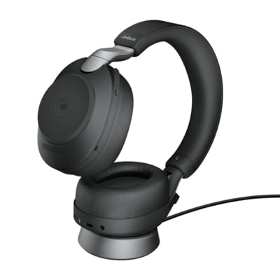 Jabra Jabra Evolve 2 85 UC Stand Auricular estéreo Bluetooth inalámbrico negro Base de carga