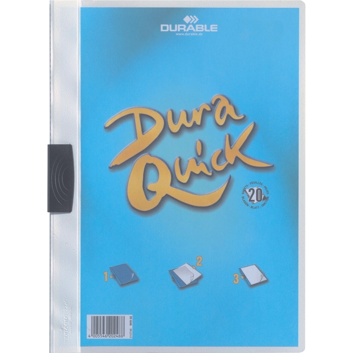 Klemmmappe A4 Duraquick weiß