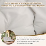 thumbnail of Merax Schaukelbank 2-Sitzer PE-Rattan, Hängeschaukel Garten, mit Kissen & 2 Ketten, abnehmbar waschbar, Beige