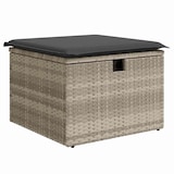 thumbnail of vidaXL Garten-Sofa-Set mit Kissen 7 pcs Hellgrau 297,5 x 132,5 x 85 cm