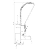 thumbnail of Grifo ducha mezclador monomando 2 aguas con grifo MURAL