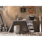 thumbnail of SIT Möbel Airman bureau, aluminium look met sierschroeven | B 175 x D 60 x H 75 cm | zilver | 81707-21 | Serie AIRMAN