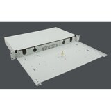 thumbnail of Helos LWL 19" Breakoutbox für 6/12/24-Fach LC Blende unbestückt, grau