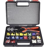 thumbnail of TOOLCRAFT PZ-507 1365635 Crimpzangen-Set 439teilig Kabelschuhe, Flachstecker, Flachsteckhülsen, Stoß