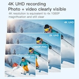 thumbnail of Caméra Sport 4K Mini WiFi Avec Grand Angle Et Partage En Temps Réel Noir YONIS