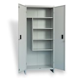 thumbnail of Armadio portascope da interno in metallo con serratura - 100x40xH180 cm