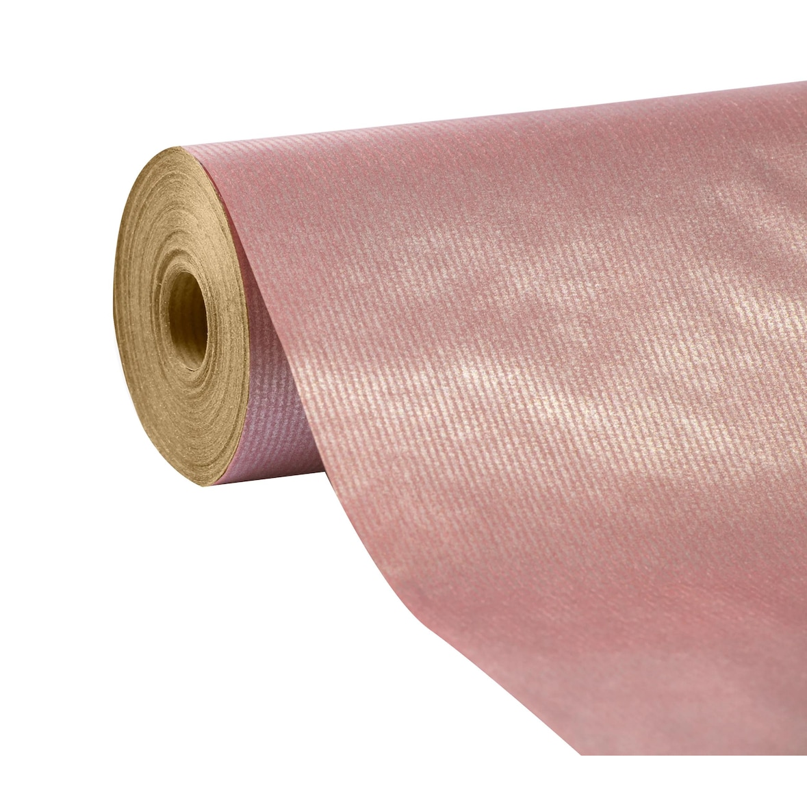Clairefontaine Geschenkpapier, Kraftpapier einfarbig 60g, Rolle 50x0,70m, Perlmuttrosa - Rosa 507577C
