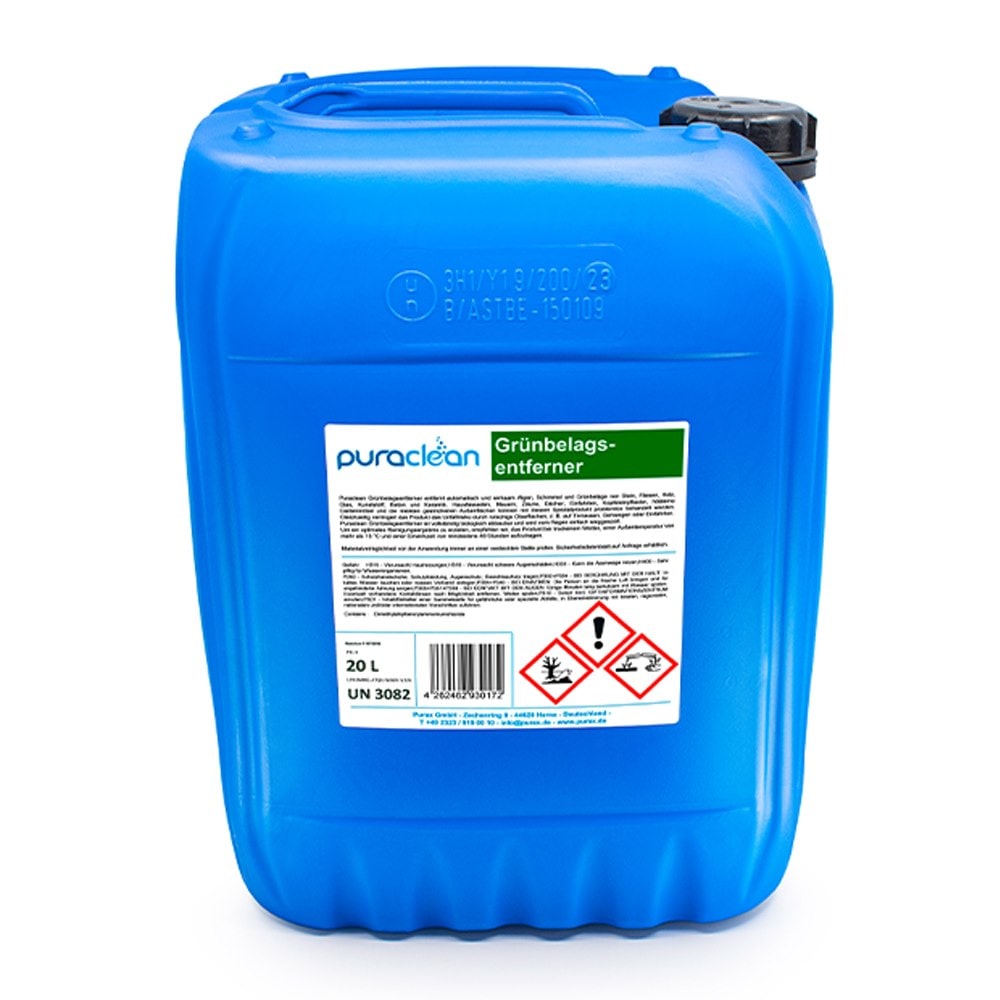 Puraclean Grünbelagsentferner - 20 Liter Kanister