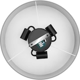 thumbnail of Deckenleuchte Circum, Textilschirm im Leinenlook - grau