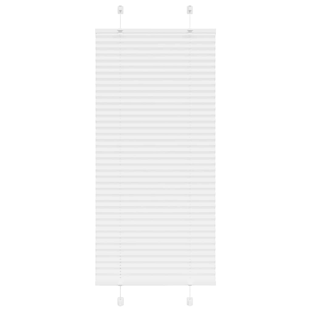 vidaXL Plissee Weiß 60x150 cm Stoffbreite 59,4 cm Polyester