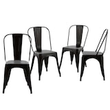 thumbnail of Pack 4 Cadeiras Industriais Forte Preto 45x51x84,5cm Thinia Home