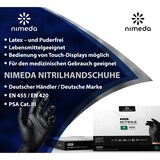 thumbnail of Einweghandschuhe für Lebensmittelbereiche, Medizin, Kosmetik und Haushalt Schwarz 100 Stück