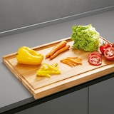 thumbnail of Metaltex Wendbares Schneidebrett aus Buchenholz 55x35x2 cm