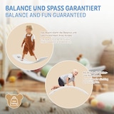 thumbnail of Balance Board für Kinder 83x30 cm Grau aus Lindensperrholz bis 100kg Joyz