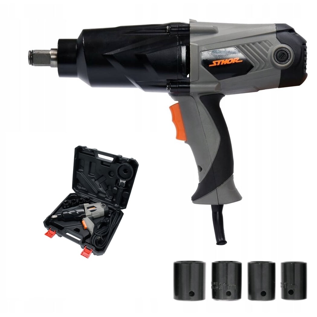 Schlagschrauber 1100W, 800Nm, 3/4" inkl. Nuss 24, 30, 32 und 36 mm