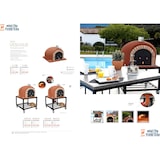 thumbnail of MF - Horno de Leña Exterior de Obra Modelo VESUVIUS (Blanco - 120 x 120 x 165 cm) – Aislado con Corcho y 3 Mantas Cerámicas