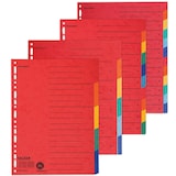 thumbnail of Falken 80001993 20x Register Karton, 24,0 x 29,7cm, 230g/m2 Manila-RC-Krt., 6-teilig - Farben sortiert