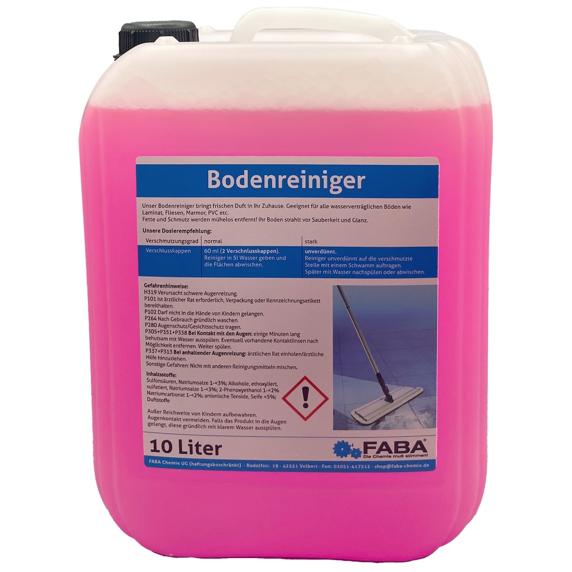 BODENREINIGER Konzentrat, 10 Liter Kanister