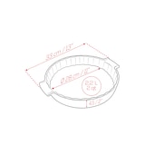thumbnail of PEUGEOT Keramik Quicheform APPOLIA 28cm Ecru Tortenform Spülmaschinenfest