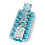 thumbnail of Bac à glaçons rond turquoise avec couvercle -  Bleu Rectangulaire Caoutchouc Lekue 23.00x12.00 cm