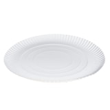 thumbnail of 250 Pappteller Kuchenteller Imbissteller rund Ø 26 cm aus Recyclingkarton, weiß