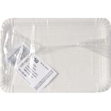 thumbnail of ABC Pak 1000 Teller, Pappe [rc] eckig 16 cm x 23 cm weiss (95651, 4x250 Stück)