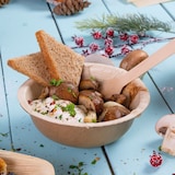 thumbnail of BIOZOYG 25 Stück runde Einwegschalen Palmblattschalen 425ml für Partys, umweltfreundliches Biogeschirr, Einmalgeschirr, biologisch abbaubar