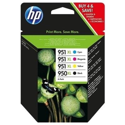 HP Original 950XL/951XL Druckerpatronen - 4er Multipack (C2P43AE)
