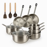 thumbnail of Menastyl - Set 11 pièces cuisson professionnel en acier inoxydable induction