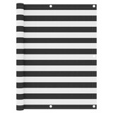 thumbnail of Helloshop26 - Écran de balcon 120 x 400 cm tissu oxford anthracite et blanc 02_0009980