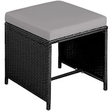 thumbnail of tectake Salon de jardin MALAGA 10 places avec housse de protection - noir/gris - 404319