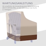 thumbnail of Outsunny - Adirondack-Gartenstuhl - 72.5Lx97Wx93Hcm - Grau