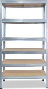 thumbnail of shelfplaza PRO 155x80x40 cm Schwerlastregal in verzinkt mit 6 Böden und 166 kg Traglast pro Boden