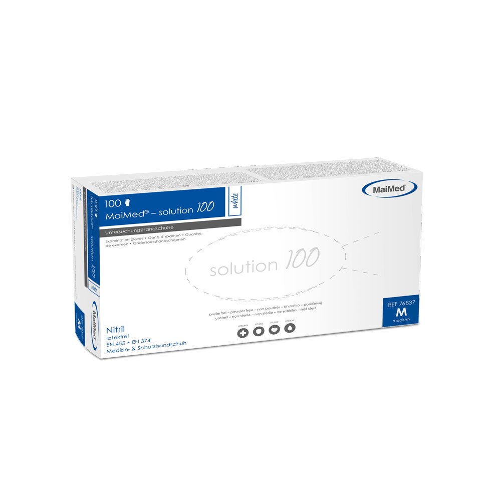 MaiMed® – solution 100 PF blue-violet Nitrilhandschuh Größe XL