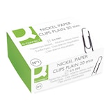 thumbnail of Clips Niquelados Q-Connect Nº3 43 Mm Caja De 100 Unidades