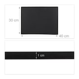 thumbnail of Relaxdays Barmatte 2er Set, mit Noppen, 40 x 30 cm, Abtropfmatte aus PVC, Geschirr trocknen, für Bar und Spüle, schwarz